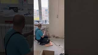Замена радиатора в квартире на Rifar Monolit. Отопление СПб