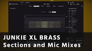 Tom Holkenborg's Brass: Walkthrough 1–overview, Sections, Mic Mixes