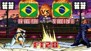 Real Bout Fatal Fury - FDT TEAM GRILO (BRA) VS (BRA) VS TEAM | Ik@ 98 [rbff1] [Fightcade] [FT20]