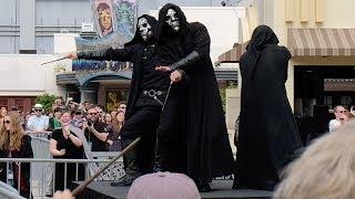 Death Eaters appear at Universal Orlando during A Celebration of Harry Potter Wand Combat class