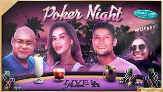 Poker Night! Ariel, Neve, Nikos Play REAL STAKES!