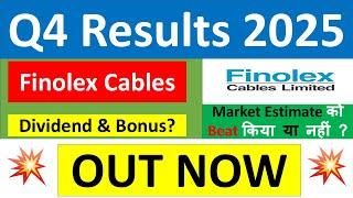 FINOLEX CABLES Q4 results 2025 | FINOLEX CABLES results today | FINOLEX CABLES Share News today