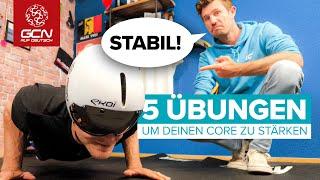 5 Core Workouts, für mehr Stabilität auf dem Fahrrad