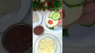 Вкусные бутерброды на праздничный стол. #shorts #бутерброды #бутерброд #закуска