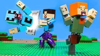MINECRAFT MOVIE : Alex and Steve Life Finding Magic Shield - LEGO Minecraft Animation