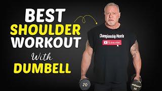 SHOULDER DUMBELL WORKOUT (MY TOP 3 for MASSIVE SHOULDERS)