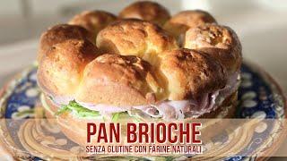 PAN BRIOCHE SALATO SENZA GLUTINE E LATTOSIO con Farine Naturali