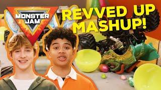 Revved Up Recaps Easter Stunts and MORE  | Monster Jam | Toys for Kids