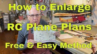 How to Enlarge RC Plane Plans Free and Easy Method