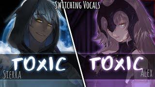 ◤Nightcore◢ ↬ Toxic [Switching Vocals]