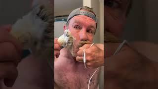Monday #asmr shave. #bobandelliothismustache