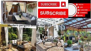 Modern pergola design ideas 2023#modern pergola ideas#pergola plans #diy pergola#outdoor osasis