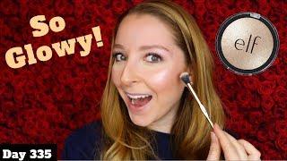 elf Baked Highlighter Review | Moonlight Pearls | Day 335 of Trying New Makeup