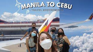 Manila to Cebu Flight + Travel Requirements 2021 (NO COVID TEST needed) | Ericka Javate