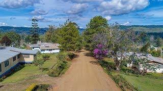 Aerial Drone footage of Ukarumpa and the Kassam Pass