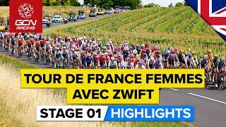 Final Climb Challenge For Sprinters! | Tour De France Femmes Avec Zwift 2023 Highlights - Stage 1