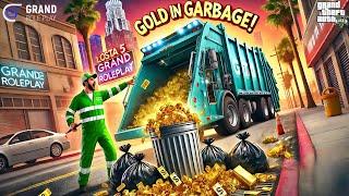 GOLD IN GARBAGE | GRAND RP GTA 5 LIVE