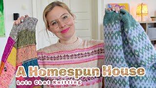 A Homespun House  Knitting Podcast  So many Sweaters, Blankets, & Socks !!!