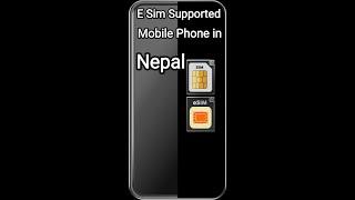 E Sim Supported Mobile List in Nepal #Itech Nepal #esim #Ntc