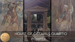 House of Octavius Quartio | Pompeii | Trojan War Frescoes | Hercules Frescoes | 4k