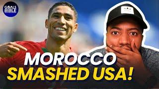 Morocco SMASHED USA! MOROCCO 4-0 USA