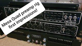 Mesa Boogie Quad preamp and 2:50 poweramp! Best deal of the century!!