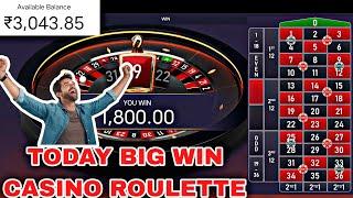 TODAY WINNING CASINO ROULETTE NEW STRATEGY ONLINE EARNING GAME LIVE PROOF 