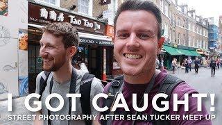 I got caught! Street photography after Sean Tucker meet up. Fujifilm X100F