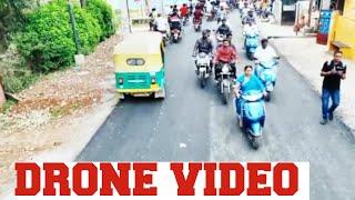 KGF MLA Dr.ROOPAKALA M.SHASHIDAR SCOOTER DRIVING DRONE VIDEO....