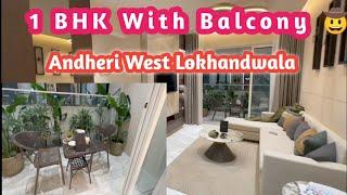 Andheri West in Lokhandwala 1 BHK Balcony Flat with amenities Prime Location Call ️ 9082768819