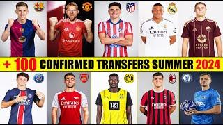 100 BEST CONFIRMED TRANSFERS SUMMER 2024UNTIL NOW Dani Olmo,DeLigt,Mbappe,Joao Neves,Morata..