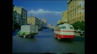 Цветущая Москва, 1965 год! В кадре самые лучшие, видовые улицы, проспекты, площади столицы СССР.