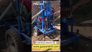 Small portable water well drilling rig, cost-effective ,Easy to use.  #welldrilling #drillingrig