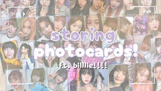 storing photocards! ft. billlie