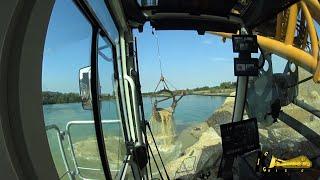 NEW LIEBHERR HS8200 DRAGLINE CAB VIEW! #liebherr #dragline #excavator #heavyequipment #digger