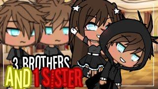 • 3 Brothers and 1 Sister •| Glmm | Gacha life mini movie |