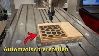 Organische Muster mit DIY CNC fräsen - Komplettanleitung mit Fusion 360 | Voronoi-Generator