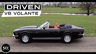 ASTON MARTIN V8 VOLANTE 1980 - Test drive in top gear - V8 sound | SCC TV