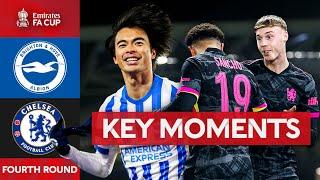 Brighton v Chelsea | Key Moments | Fourth Round | Emirates FA Cup 2024-25