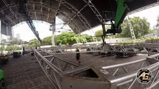 Ultra Music Festival 2014 - Megastructure TimeLapse - AG Light Sound