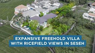 4-BR Freehold Villa with Rice Fields Views in Seseh