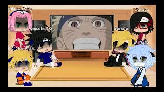 Past Team 7 and Present Team 7 react To Naruto vs Sasuke 0,1 and 0,2|Gacha Clup/Life|Tsuki-Chan~
