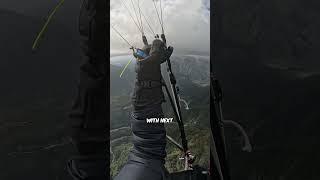 Don't look down paragliding #paragliding #westcoast #pov