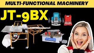 Multi - Functional Woodworking Machine by SN Tools   Sliding Table Saw Cutting Machine