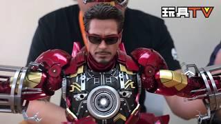 TOYSTV S7 EP8 P1【爆玩具】Hot Toys 1/6 Iron Man 2 Diecast Mark IV w/ Suit-Up Gantry Unbox