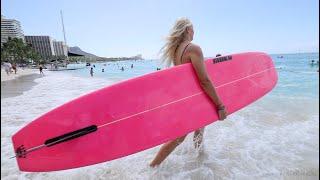 Surfing Canoes in Waikiki (Oct 22, 2022)  4K