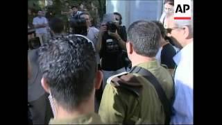Rocket hits Sderot during Israeli Chief of Justice visit, shelter