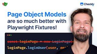 How to combine POMs (Page Object Models) with Playwright Fixtures for better developer experience