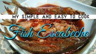 Fish Escabeche Recipe | How To Cook Simple Escabeche | Tutorial 2020