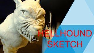 Hell Hound Quick Sculpt  | Super Sculpey Medium | Sculpting Timelapse